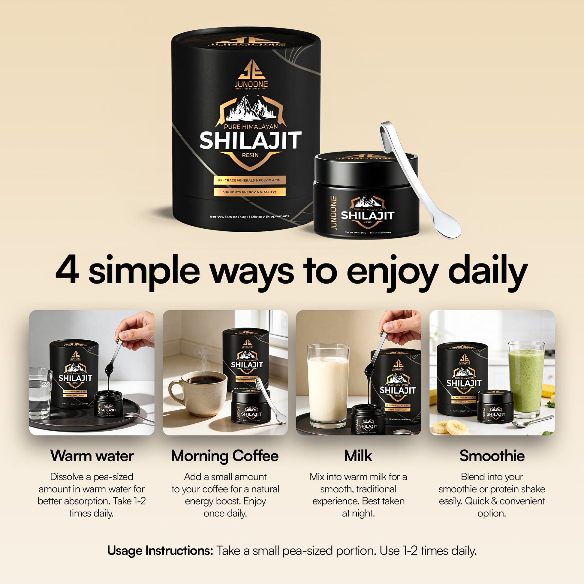 Pure Himalayan Shilajit Resin - Junoone